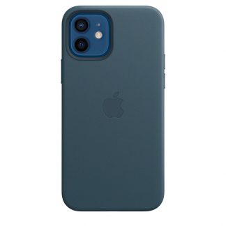 Apple leren hoesje met MagSafe iPhone 12 mini - baltic blue