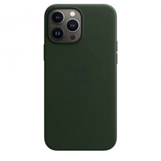 Apple leren hoesje met MagSafe iPhone 13 Pro Max - sequoia-groen