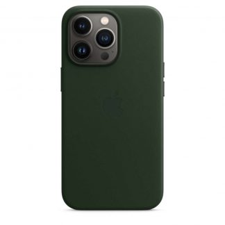 Apple leren hoesje met MagSafe iPhone 13 Pro - sequoia-groen
