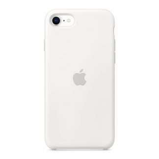Apple siliconen hoesje iPhone SE (2020) - wit