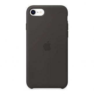 Apple siliconen hoesje iPhone SE (2020) - zwart