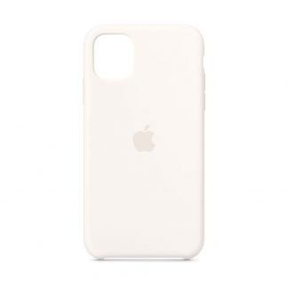 Apple Siliconenhoesje iPhone 11 - Wit