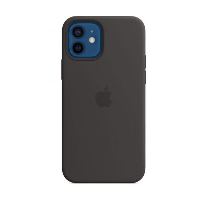 Apple siliconenhoesje met MagSafe iPhone 12 Pro / 12 - black