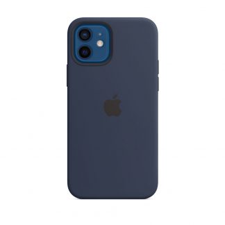 Apple siliconenhoesje met MagSafe iPhone 12 Pro / 12 - deep navy